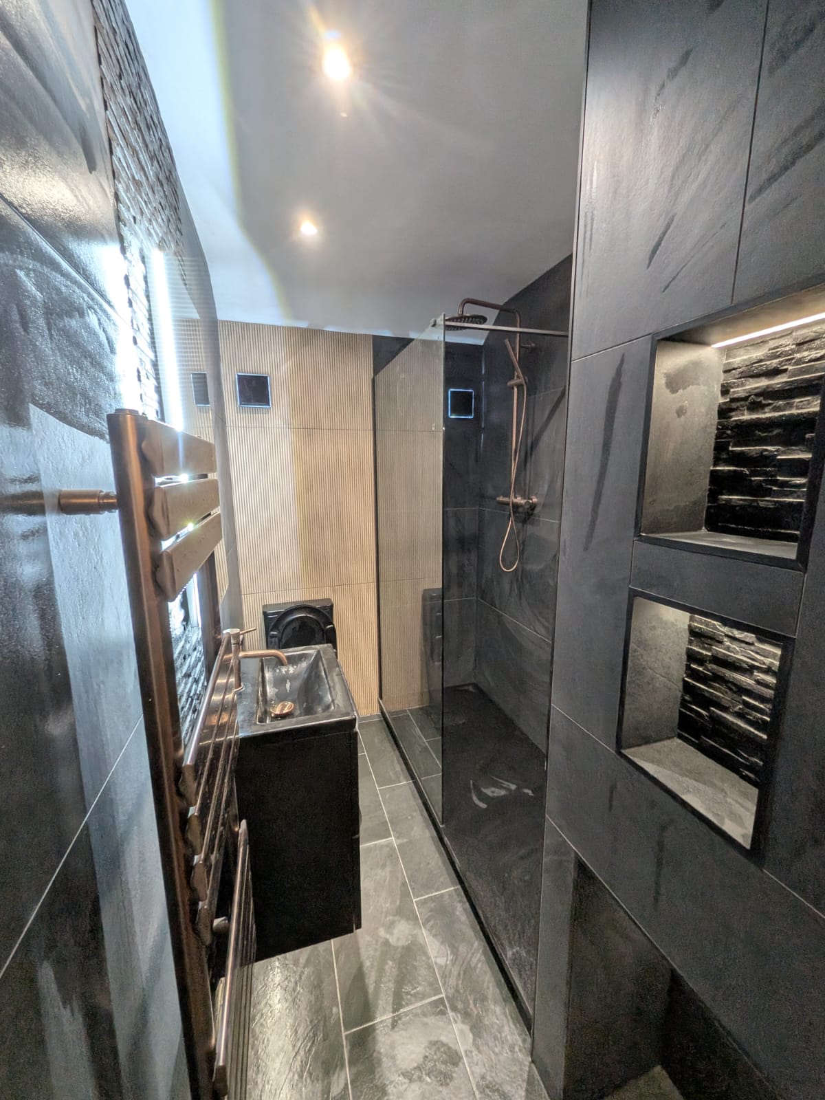 Modern interior renovation with clean finish